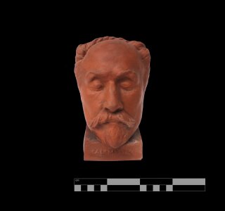 Sádrová busta Aloise Mrštíka